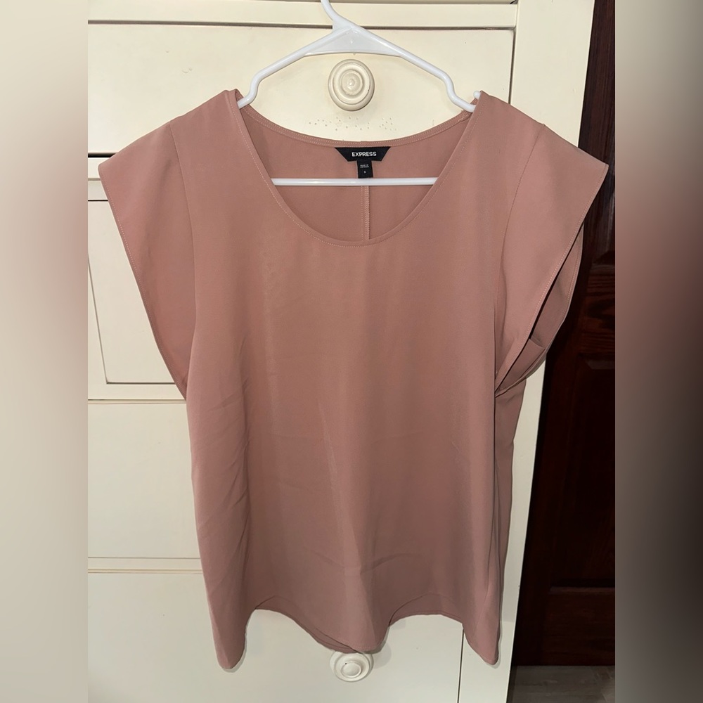 Women’s size small nude color blouse. Express. NWOT